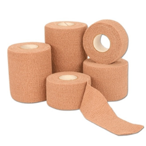 MON805606CS - Andover Coated Products - Cohesive Bandage CoFlex&reg; LF2 4" x 5 Yd. Standard Compression, Self-adherent Closure, Tan Sterile