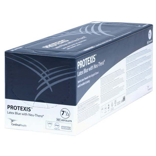 MON806525BX - Cardinal - Cardinal Surgical Glove Protexis Latex Blue with Neu-Thera Size 7 Sterile Latex Standard Cuff Length Smooth Blue Not Chemo Approved