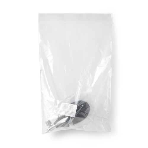 MON807341EA - McKesson - Blood Pressure Unit Inflation Bulb and Valve Standard Black Bulb with Chrome-plated Deflation Valve Most Aneroid Sphygmomanometers