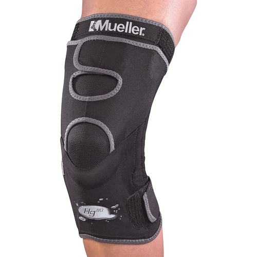 MON807590EA - Mueller Sports - Knee Brace Hg80 Medium Pull-On / Hook and Loop Strap 14 to 16 Inch Knee Circumference Left or Right Knee, 1/EA