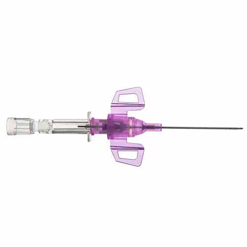 MON810098BX - B. Braun - B. Braun Closed IV Catheter Introcan Safety 3 20 Gauge 1-1/4 Inch Polyurethane Winged Hub Blood Control, 50 per Box