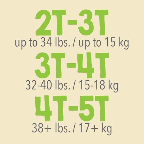 MON810358CS - First Quality - WonderPants&trade; Training Pants, 2T-3T Large, 104/CS