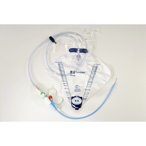 MON811119CS - Cardinal Health - Indwelling Catheter Tray Dover Foley / Coude Tip 16 Fr. 5 cc Balloon Silicone, 10 EA/CS