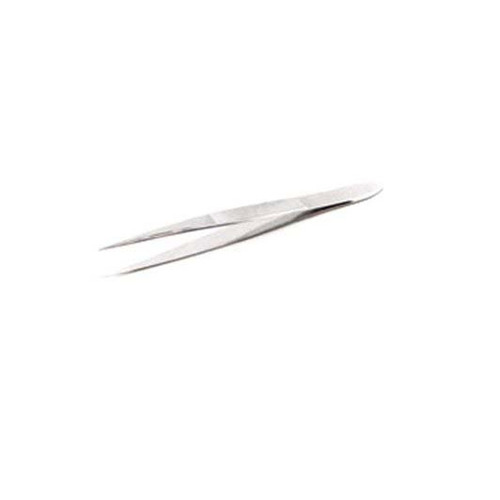 MON812350EA - American Diagnostic - Splinter Forceps ADC&reg; 4-1/2 Inch Length Floor Grade Stainless Steel NonSterile NonLocking Thumb Handle Straight Fine, Serrated Tips