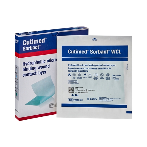 MON816854EA - BSN Medical - BSN Medical Wound Dressing Cutimed Sorbact WCL 4" x 4"