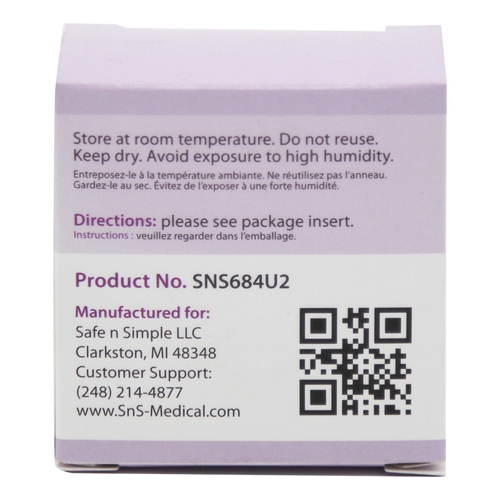 MON825883CS - Safe N Simple - Safe N Simple Skin Barrier Ring Safe-n'Simple Mold to Fit, Standard Wear Adhesive without Tape Without Flange Universal System Hydrocolloid 2" Diameter, 160 EA/CS