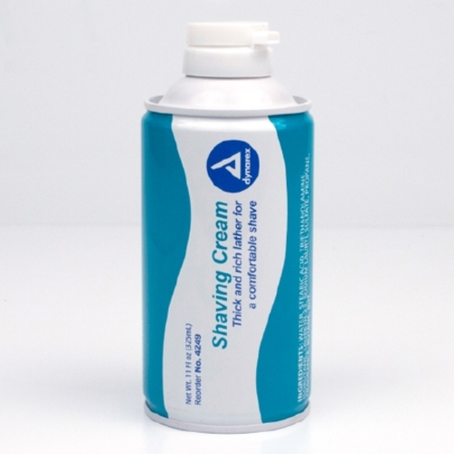 MON826658CS - Dynarex - Dynarex Shaving Cream 11 oz. Aerosol Can, 12 EA/CS