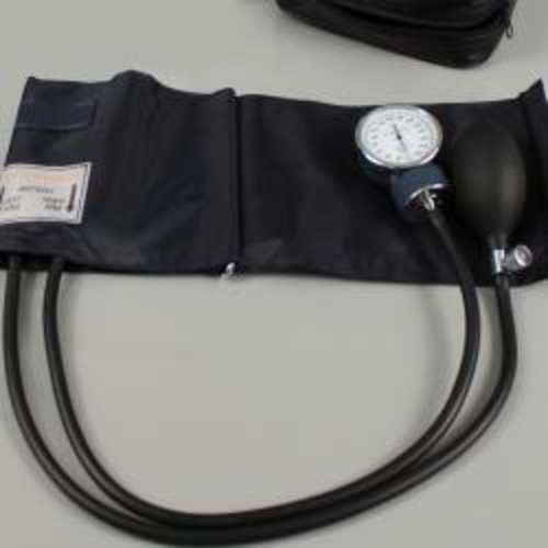 MON827016CS - Dynarex - Aneroid Sphygmomanometer Unit Dynarex 2-Tubes Pocket Aneroid Adult X-Large Cuff