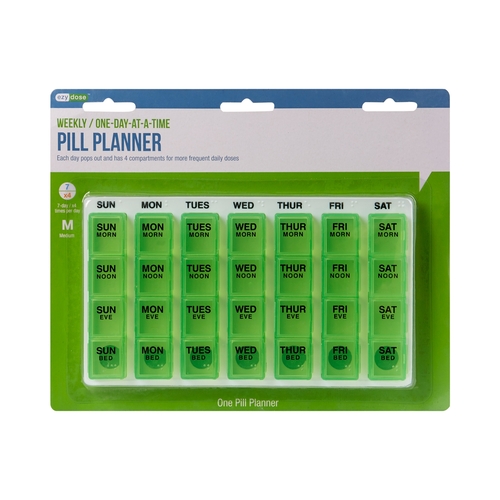 MON827103EA - Apothecary Products - One-Day-At-A-Time&reg; Pill Organizer - 7 Day
