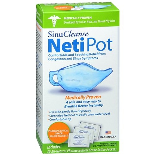 MON829820EA - Ascent Consumer Products - Nasal Rinse Kit SinuCleanse&reg; Neti Pot 2300 / 700 mg Strength