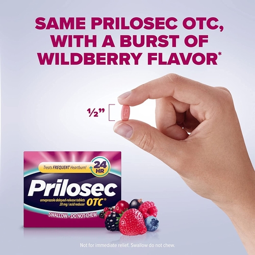 MON832810CT - Procter & Gamble - Antacid Prilosec OTC&reg; 20 mg Strength Tablet 42 per Box
