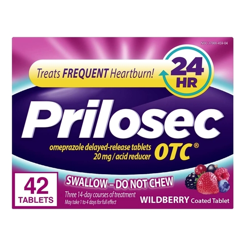 MON832810CT - Procter & Gamble - Antacid Prilosec OTC&reg; 20 mg Strength Tablet 42 per Box