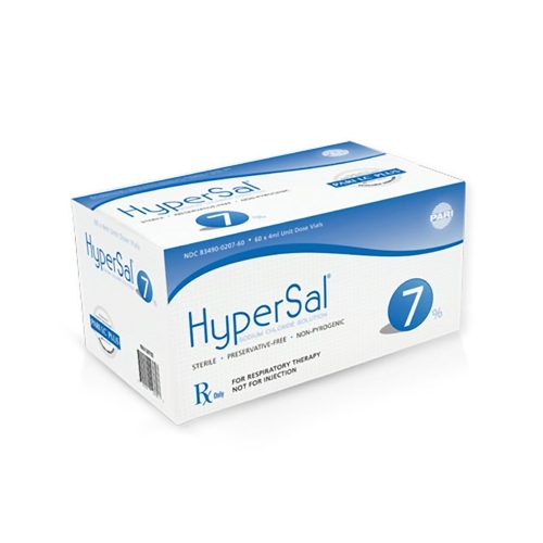 MON832889CS - Pari Respiratory - HyperSal Respiratory Therapy Solution Sodium Chloride, Preservative Free 7% Solution Nebulizer Vial 4 mL