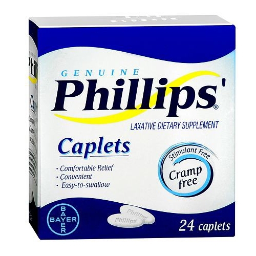 MON832970BX - Bayer - Phillips'&reg; Laxative Caplets - 24/Box