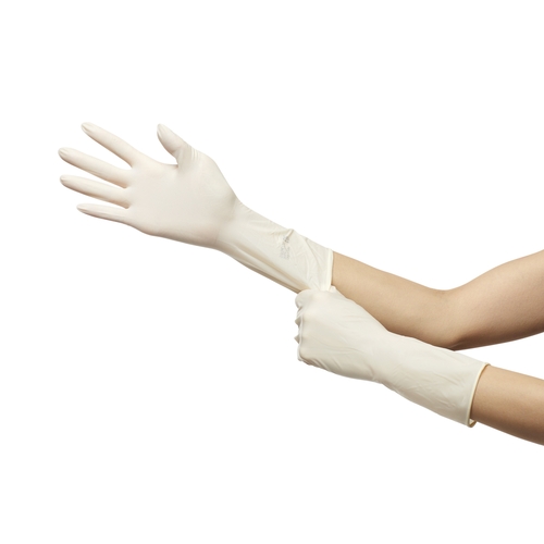 MON833672CS - Ansell - Ansell Surgical Glove GAMMEX Non-Latex Sensitive Size 6 Sterile Polychloroprene Standard Cuff Length Micro-Textured Cream Chemo Tested, 200 EA/CS