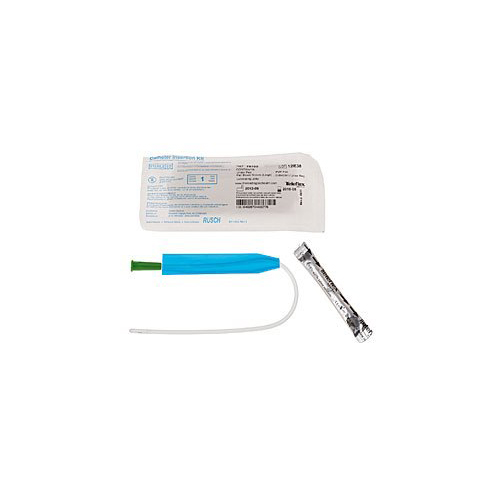 MON834583CS - Teleflex Medical - Teleflex Medical Intermittent Catheter Tray FloCath&reg; Quick&trade; Closed System / Straight Tip 14 Fr. Without Balloon Hydrophilic Coated Silicone
