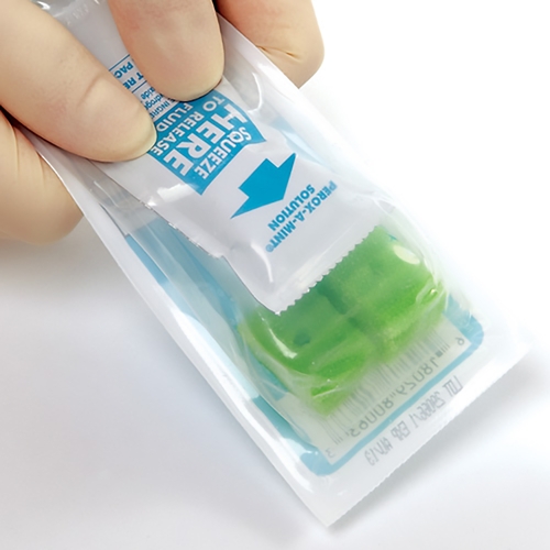 MON837484CS - Sage Products - Sage Products Toothette Plus Suction Swab Single Use Mouth Care System 2Swabs Sod Bicarb