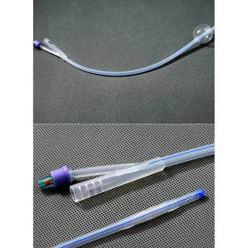 MON841128EA - Amsino International - Amsino International Foley Catheter AMSure 2-Way Standard Tip 30 cc Balloon 22 Fr. Silicone, 1/EA