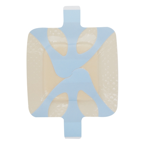 MON842349BX - 3M - 3M Tegaderm&trade; 4" x 4" Square Border 2-3/8" x 2-3/8" Pad Sterile Foam Dressing, 10 EA/BX