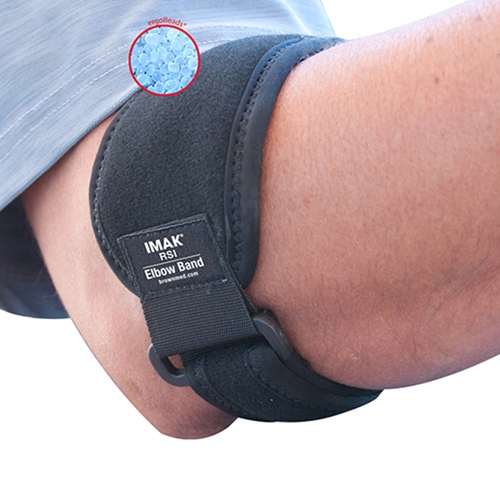 MON844442EA - Brown Medical - Elbow Band IMAK RSI Universal Buckle and hook and loop strap Left or Right Arm