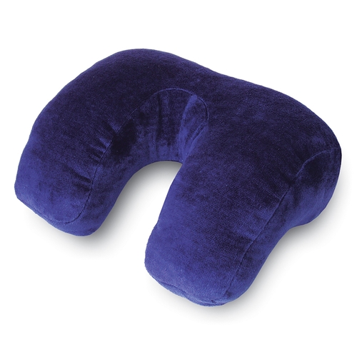 MON844445EA - Brown Medical - Crescent Neck Pillow HappiNeck&reg; Blue Reusable