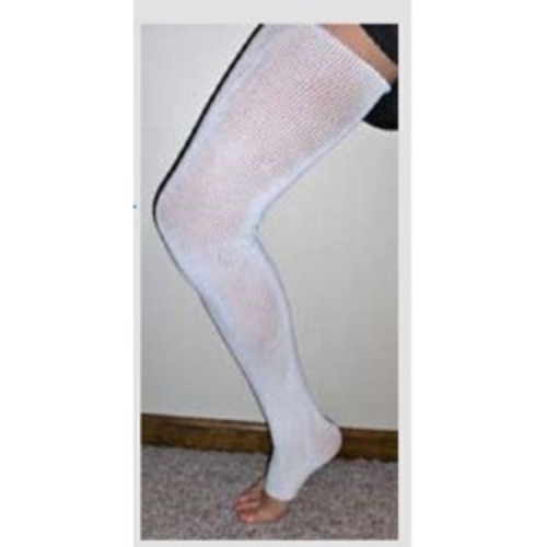 EdemaWear Compression Stocking EdemaWear Thigh High Large White Open Toe,  1/EA - Compression Dynamics B120L01 EA - Betty Mills