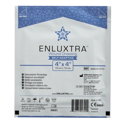 MON846788EA - Osnovation Systems - Osnovation Systems Wound Dressing Enluxtra Humifiber 4" x 4"