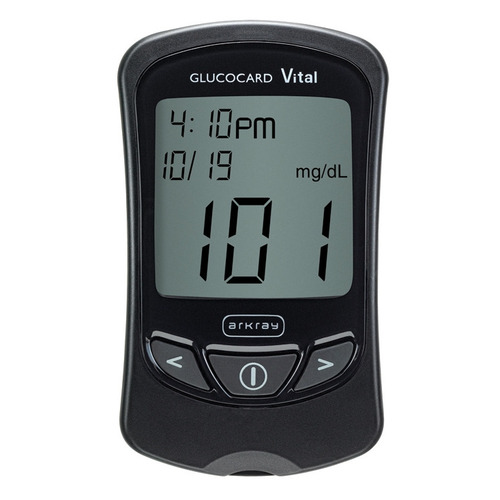 MON848291CS - Arkray - Arkray Blood Glucose Meter Glucocard Vital 7 Second Results Stores Up To 250 Results , 14 and 30 Day Averaging Auto Coding, 4 EA/CS