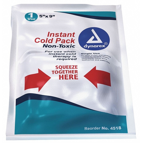 MON850457CS - Dynarex - Dynarex Instant Cold Pack with Urea (Non-Toxic), 5" x 9", Single Use, 24 EA/CS