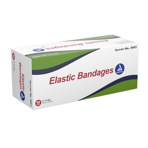 MON852209EA - Dynarex - Dynarex Compression Bandage 3" X 4.5 Yard