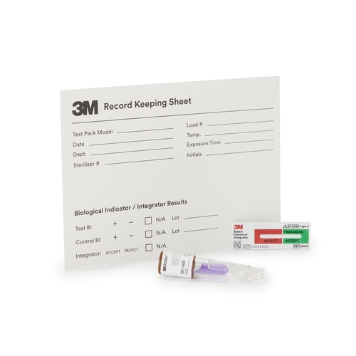 MON852279CS - 3M - Attest Super Rapid 5 Steam-Plus Sterilization Indicator Challenge Pack Steam 2 Inch, 24/CS