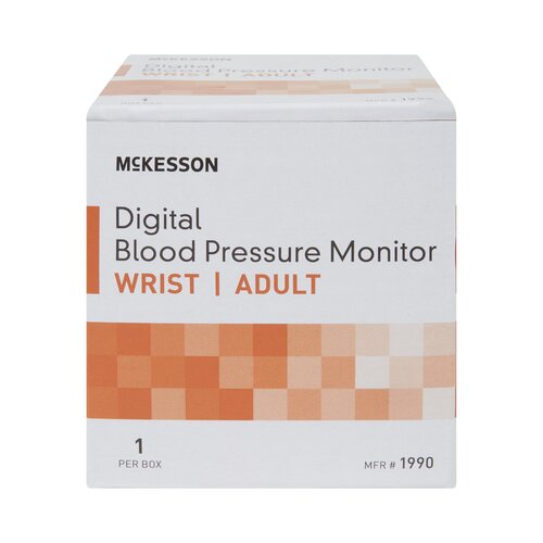 MON854387CS - McKesson - McKesson Bp Unit Wrist Dig Auto 8/CS Mck Brand, 8 EA/CS