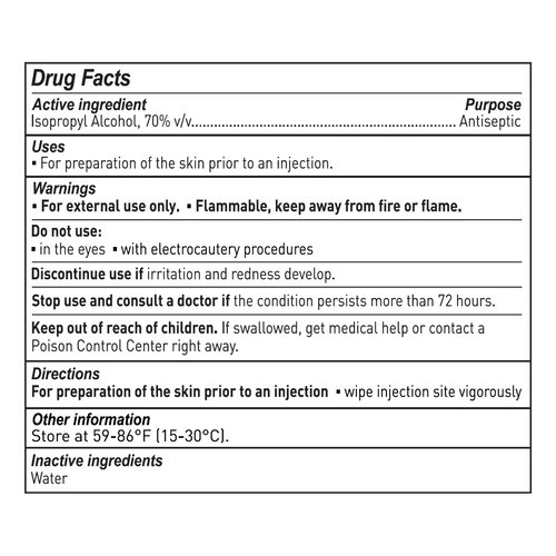 MON854754CS - McKesson - McKesson Swabstick Alchl Str 3/PK25Pk/BX 10Bx/CS Mck Brand, 750 EA/CS