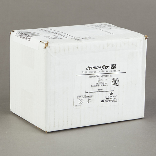 MON860742CS - Chemence Medical - Chemence Medical Skin Adhesive Derma+Flex&reg; QS&trade; 0.7 mL High Viscosity Precision and Dome Applicator Tip 2-Octyl Cyanoacrylate
