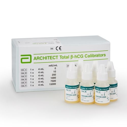 MON861595EA - Abbott Nutrition - Calibrator Architect Total BHCG 6 X 4 mL, 1/EA