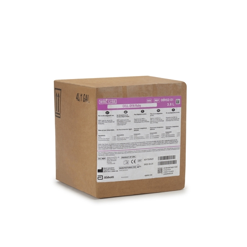 MON861872EA - Abbott Nutrition - Reagent Cell-Dyn&reg; Hematology WBC Lyse For Cell-Dyn Ruby Hematology Analyzer 3.8 Liter
