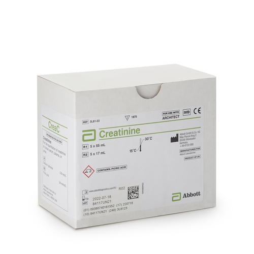 MON862746BX - Abbott Nutrition - Reagent Architect General Chemistry Creatinine For Architect c16000 Analyzer 1,875 Tests, 1/BX