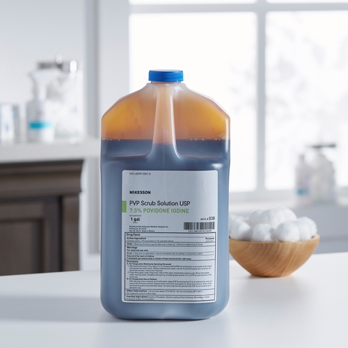 MON863167CS - McKesson - McKesson Scrub Solution 1 gal. Jug 7.5% Povidone-Iodine, 4/CS