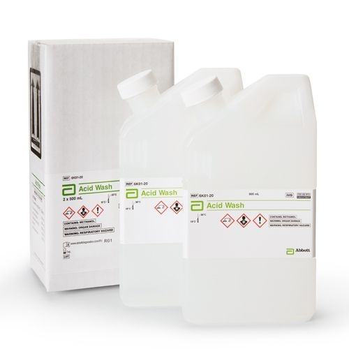 MON867697BX - Abbott Nutrition - Wash Reagent Architect Acid Wash For Architect c16000 Analyzer 2 X 500 mL, 1/BX