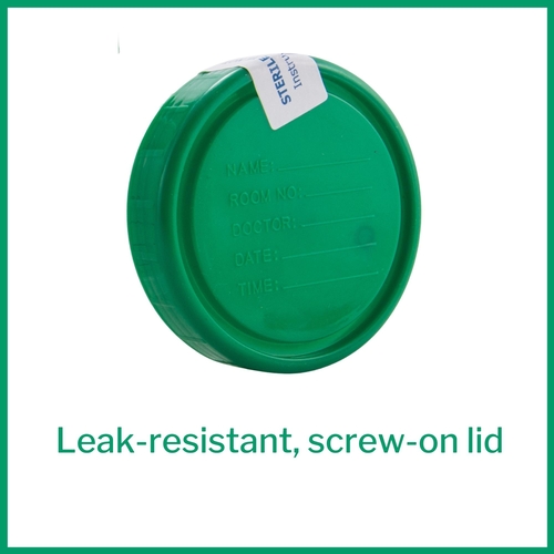 MON870203CS - McKesson - Specimen Container Polypropylene / Polyethylene Screw Cap 120 mL (4 oz.) Sterile, 100 EA/CS