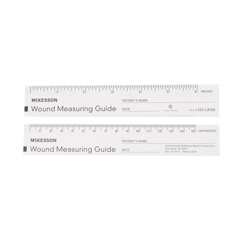 MON871649CS - McKesson - McKesson Wound Measuring Guide 6" Paper NonSterile, 288 EA/CS