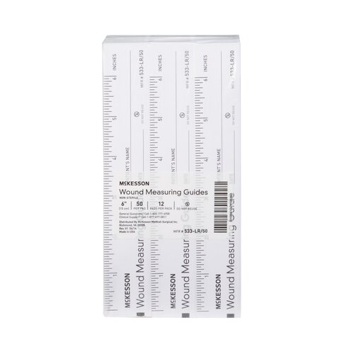 MON871649CS - McKesson - McKesson Wound Measuring Guide 6" Paper NonSterile, 288 EA/CS