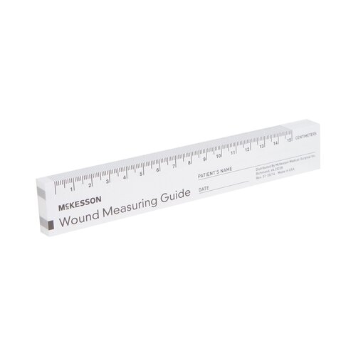 MON871649CS - McKesson - McKesson Wound Measuring Guide 6" Paper NonSterile, 288 EA/CS