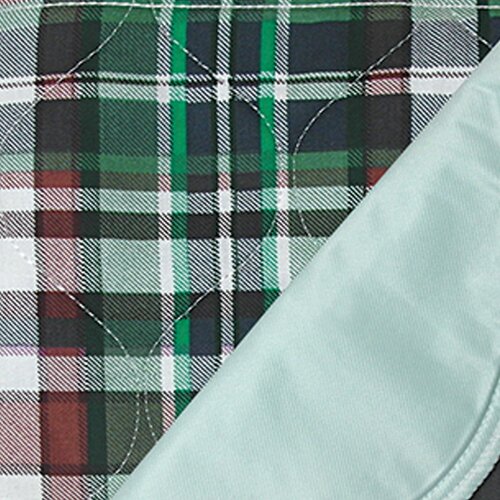 MON872920EA - Beck's Classic - Beck's Classic Underpad Plaidbex 18" x 24" Reusable Polyester / Rayon Heavy Absorbency