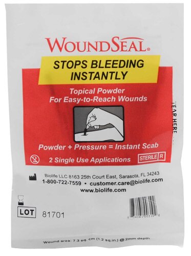 MON873404EA - Medique Products - Medique Products Hemostatic Agent Wound Seal 2 per Pack Sterile