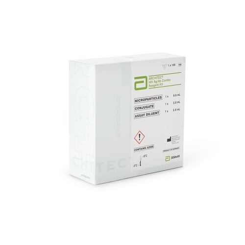 MON873766EA - Abbott Nutrition - Reagent Architect Infectious Disease Immunoassay HIV-1 / HIV-2 Combo For Architect c4100 Analyzer 100 Tests 1 Kit, 1/EA