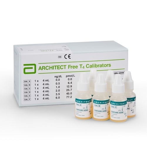 MON874164EA - Abbott Nutrition - Calibrator Architect Free Thyroxine (FT4) 1 X 6 X 4 mL Liquid, 1/EA