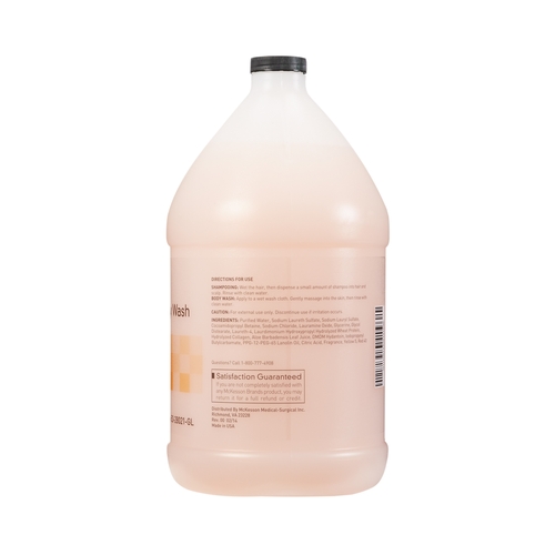 MON877030CS - McKesson - McKesson Shampoo and Body Wash 1 gal. Jug Apricot Scent, 4 EA/CS