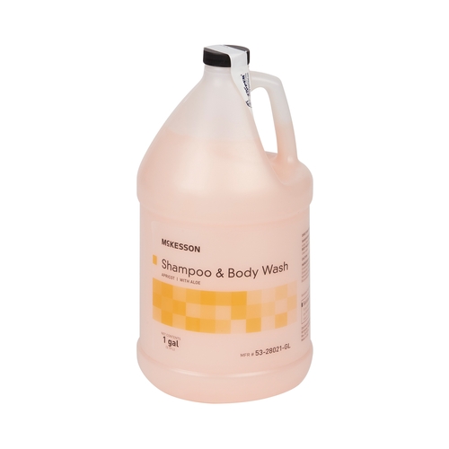 MON877030CS - McKesson - McKesson Shampoo and Body Wash 1 gal. Jug Apricot Scent, 4 EA/CS