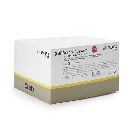 MON879803KT - BD - Rapid Diagnostic Test Kit BD Veritor System Immunochromatographic Test Respiratory Syncytial Virus Test (RSV) Nasopharyngeal Swab Sample CLIA Waived 3
